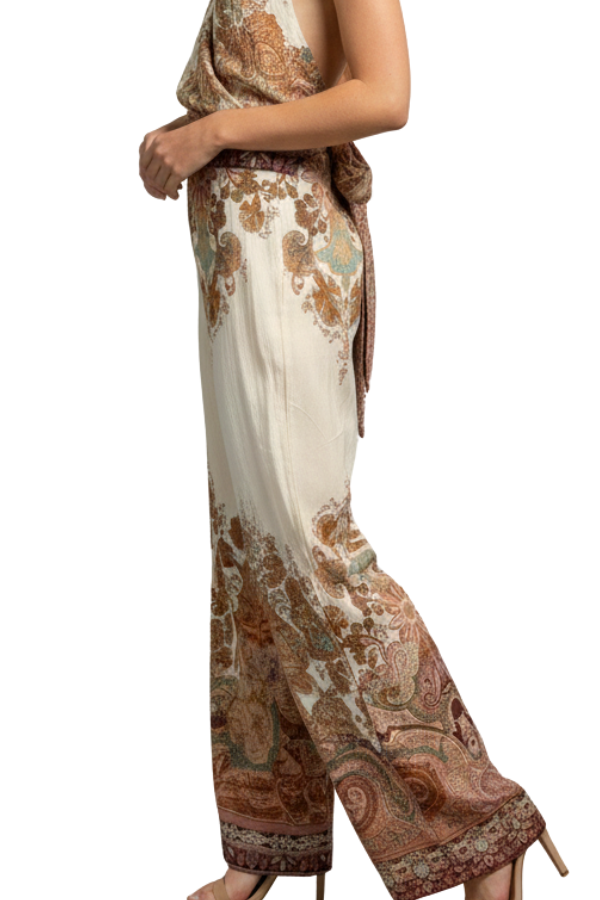 The Paisley Wide Leg Pant