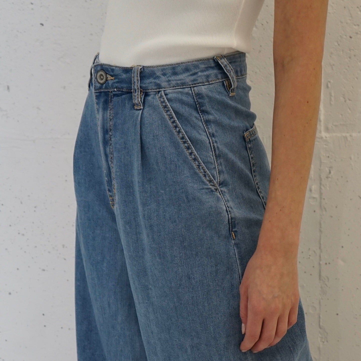 Italian Wide-Leg Denim