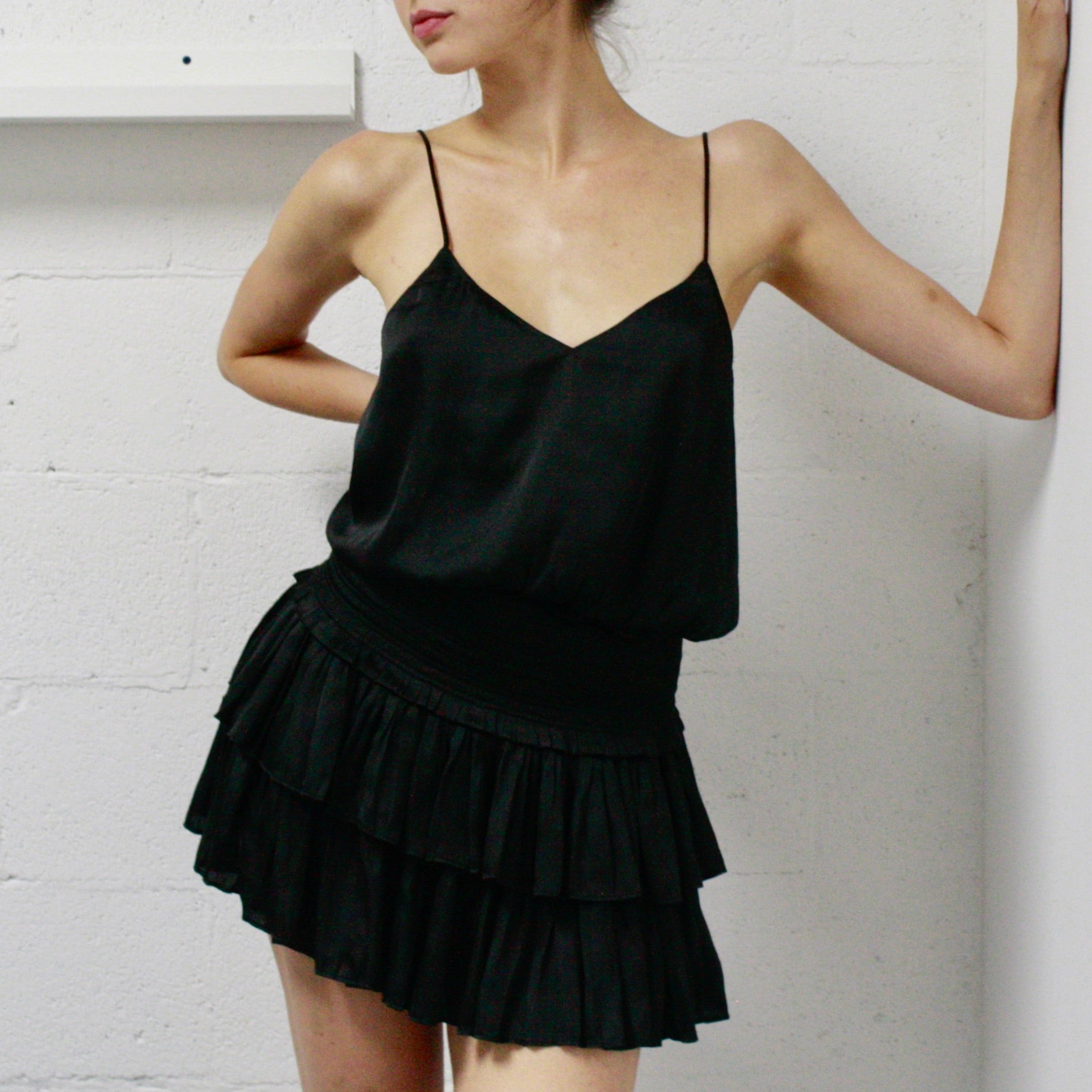 Mystra Silk Crop Top