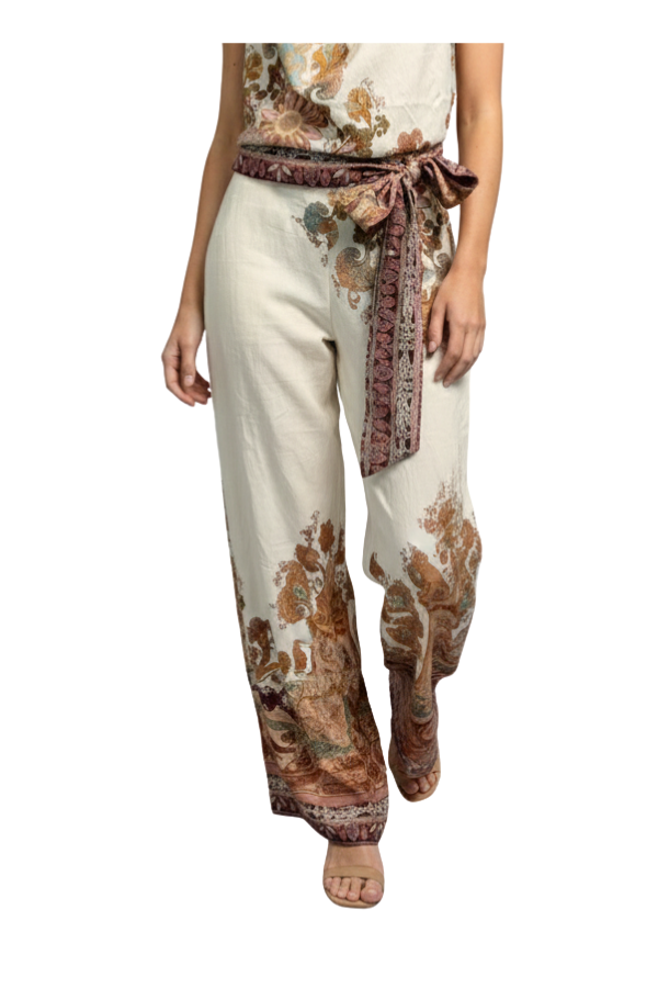 The Paisley Wide Leg Pant