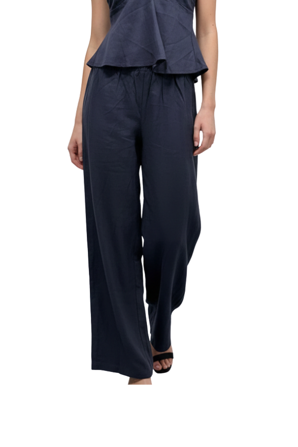 The Linen Wide Leg Pant - pookie and sebastian