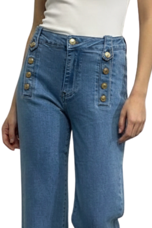 The Italian Gold Button Denim