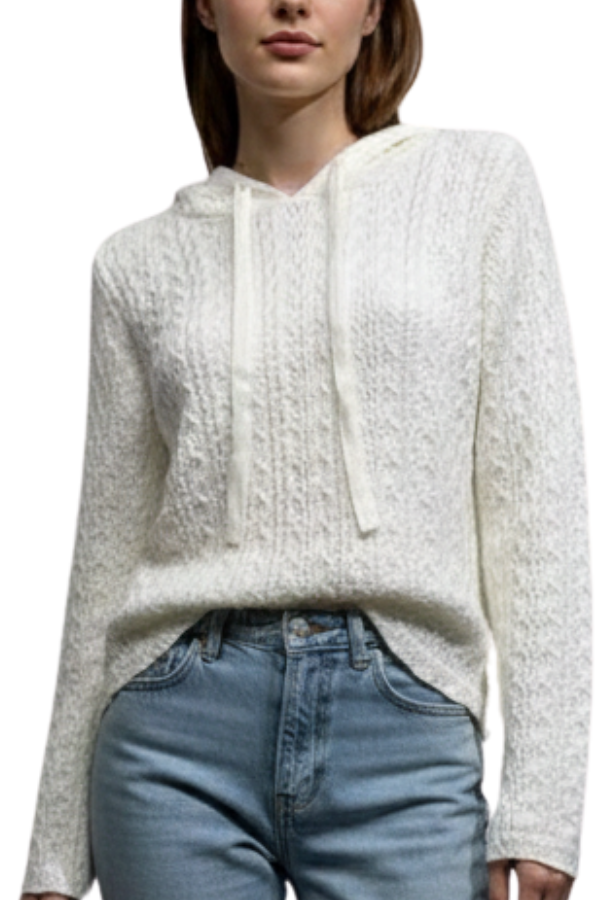 The Hampton Eyelet Knitted Hoodie - pookie and sebastian