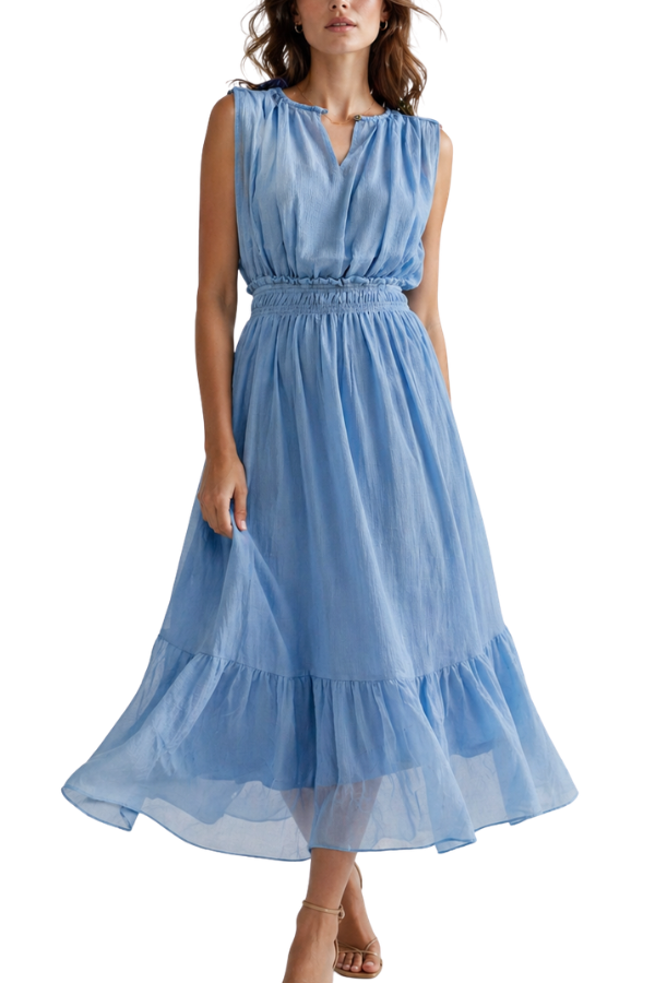 The Margot Sheer Midi Dress