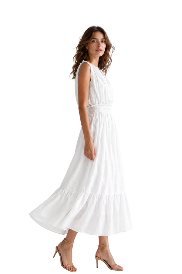 The Margot Sheer Midi Dress