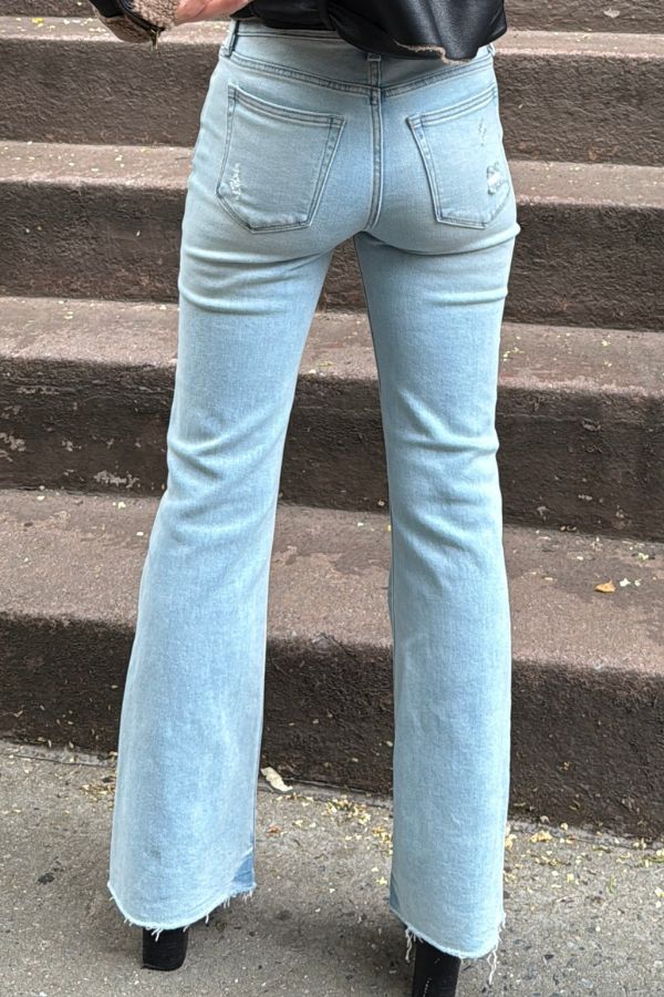 Casey Stretch HR Scissor Flare Jean