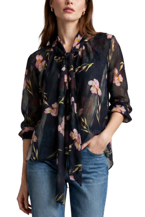 The Melania Floral Printed Blouse - pookie and sebastian