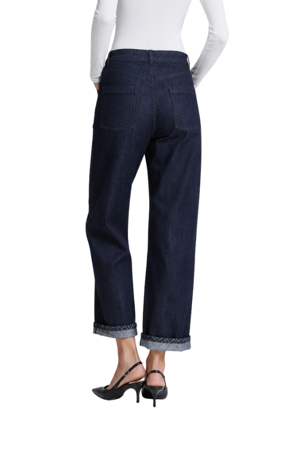 The Elie Brown Stitch Barrel Light Jeans