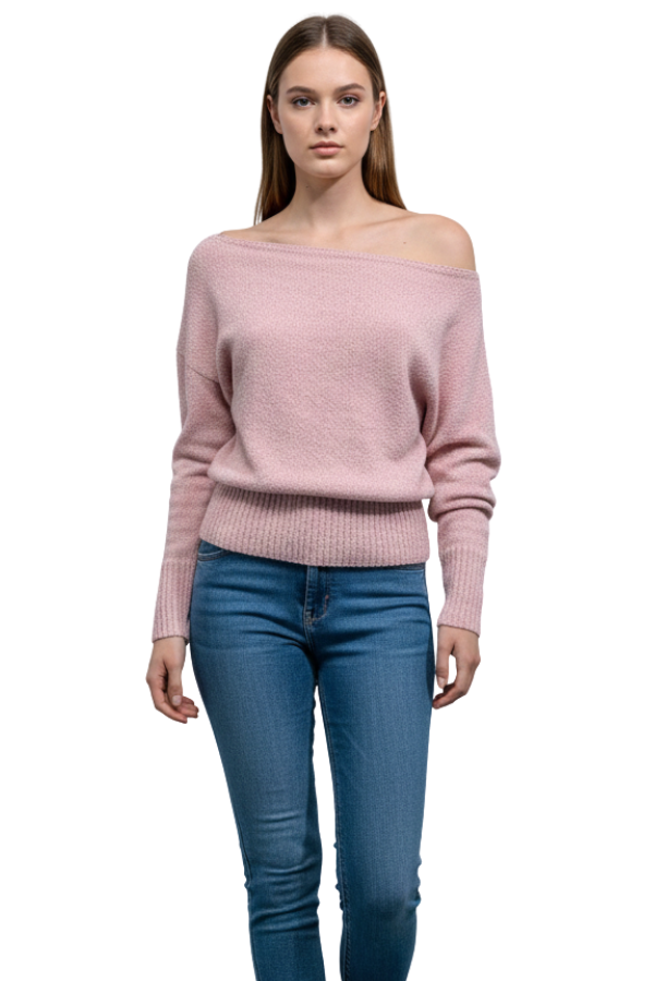 The Kristi Knit Off Shoulder Sweater