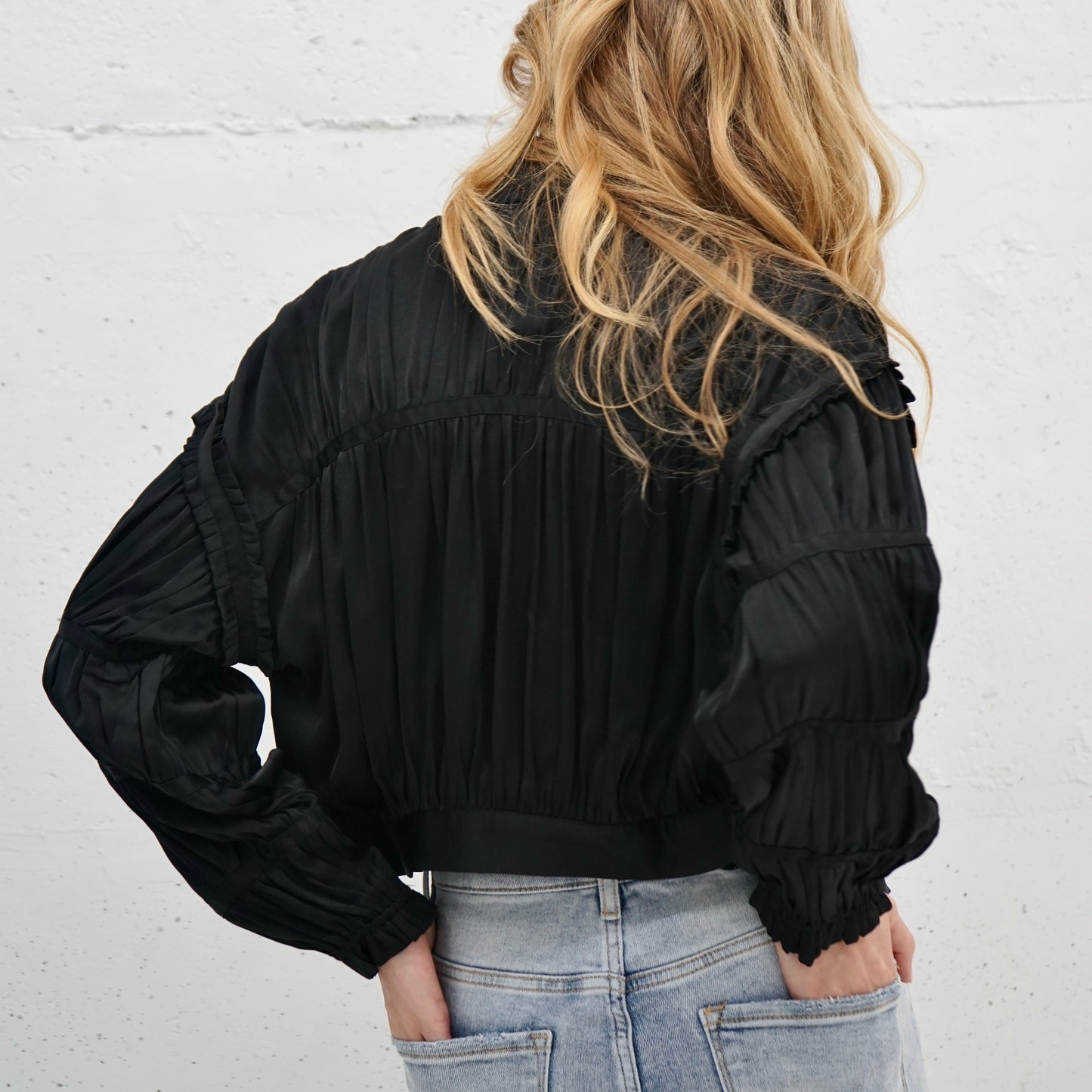 sandy bomber jacket