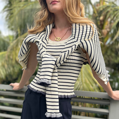 Striped Cardigan