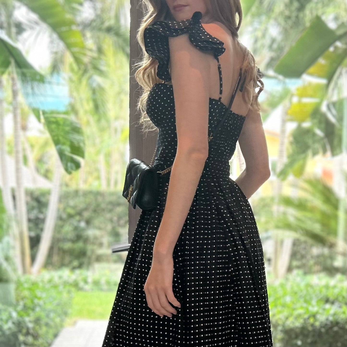 Polka Dot Midi Dress