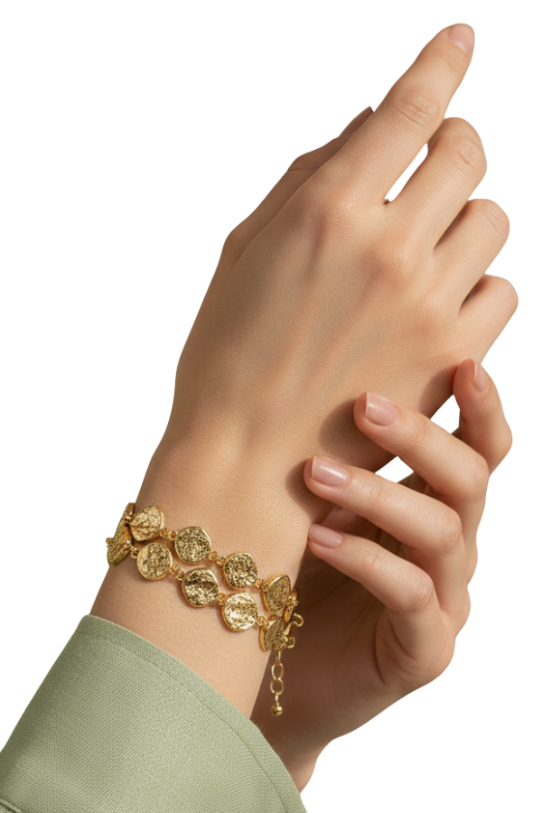 The Layered Small Coins Bracelet