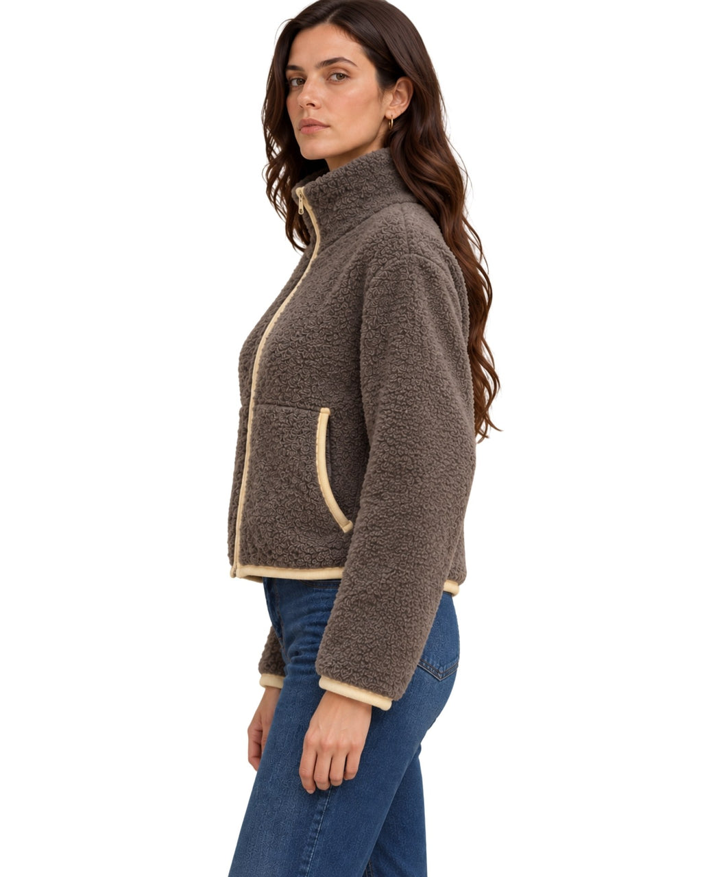 The Lettie High Neck Zipper Jacket