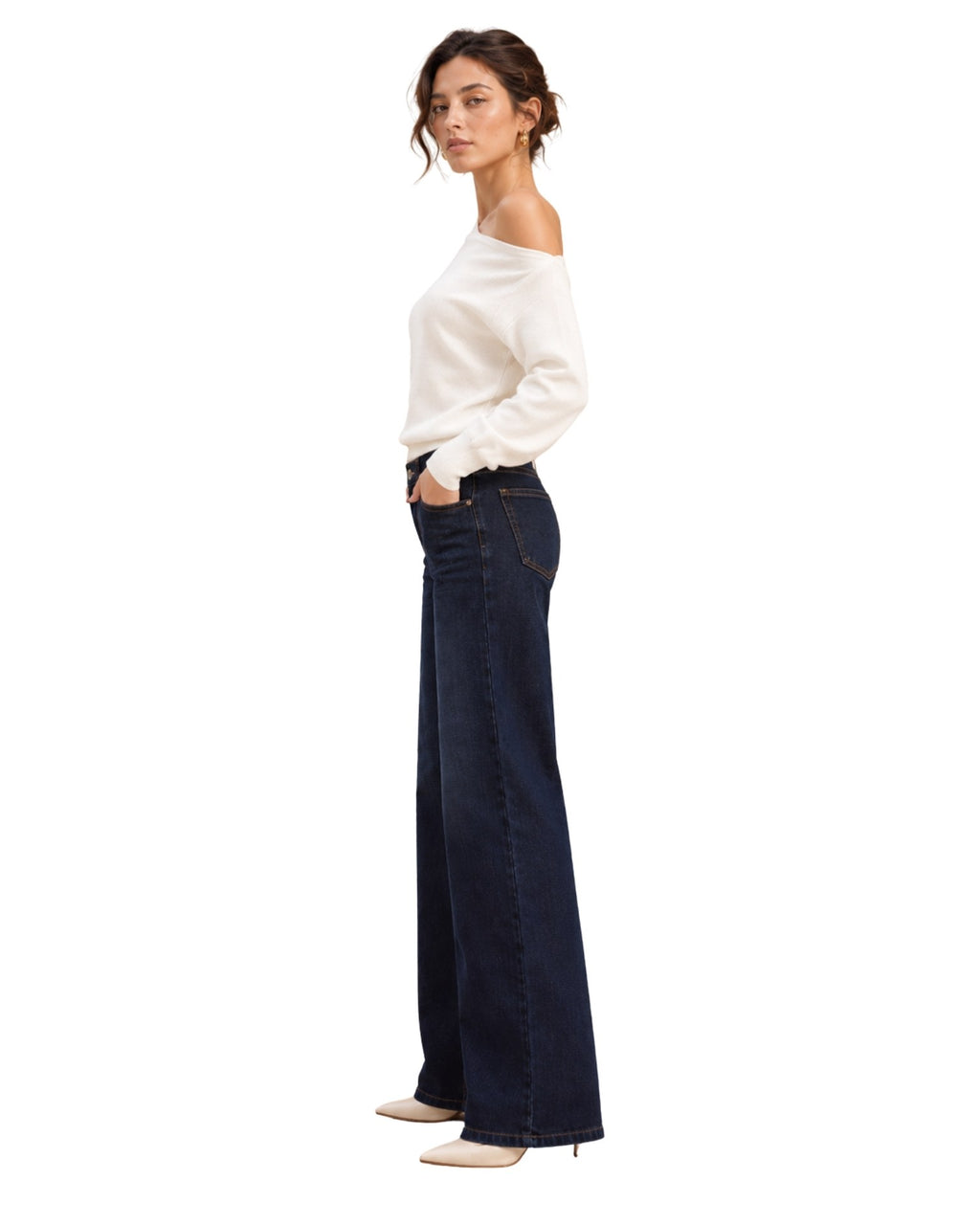 The Ultra Soft One Shoulder Sweater
