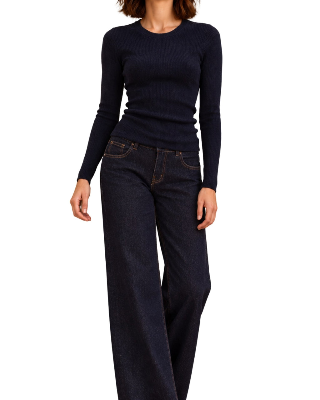 The Perfect Long Sleeve - Navy