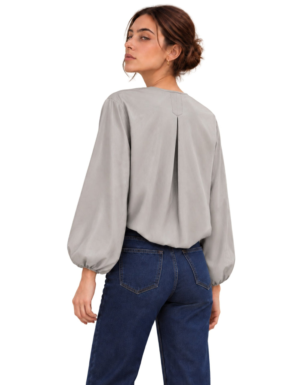 The Angie Faux Leather Peplum Zip Jacket