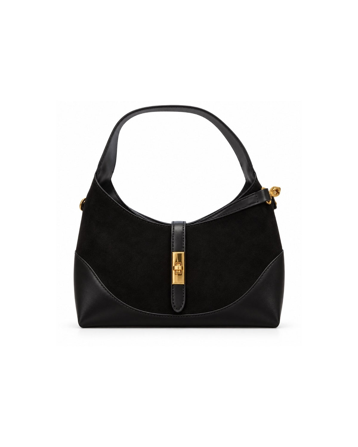The Giselle Suede & Leather Hobo Bag